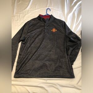 ISU Men's Gray Pullover Shirt; XXL NEVER WORN